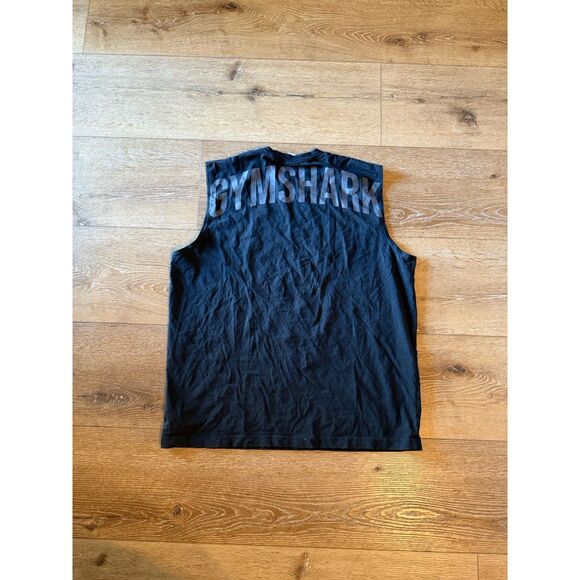 Gymshark Mens Black Sleeveless Athletic Tank Top Size Medium - Picture 2 of 3